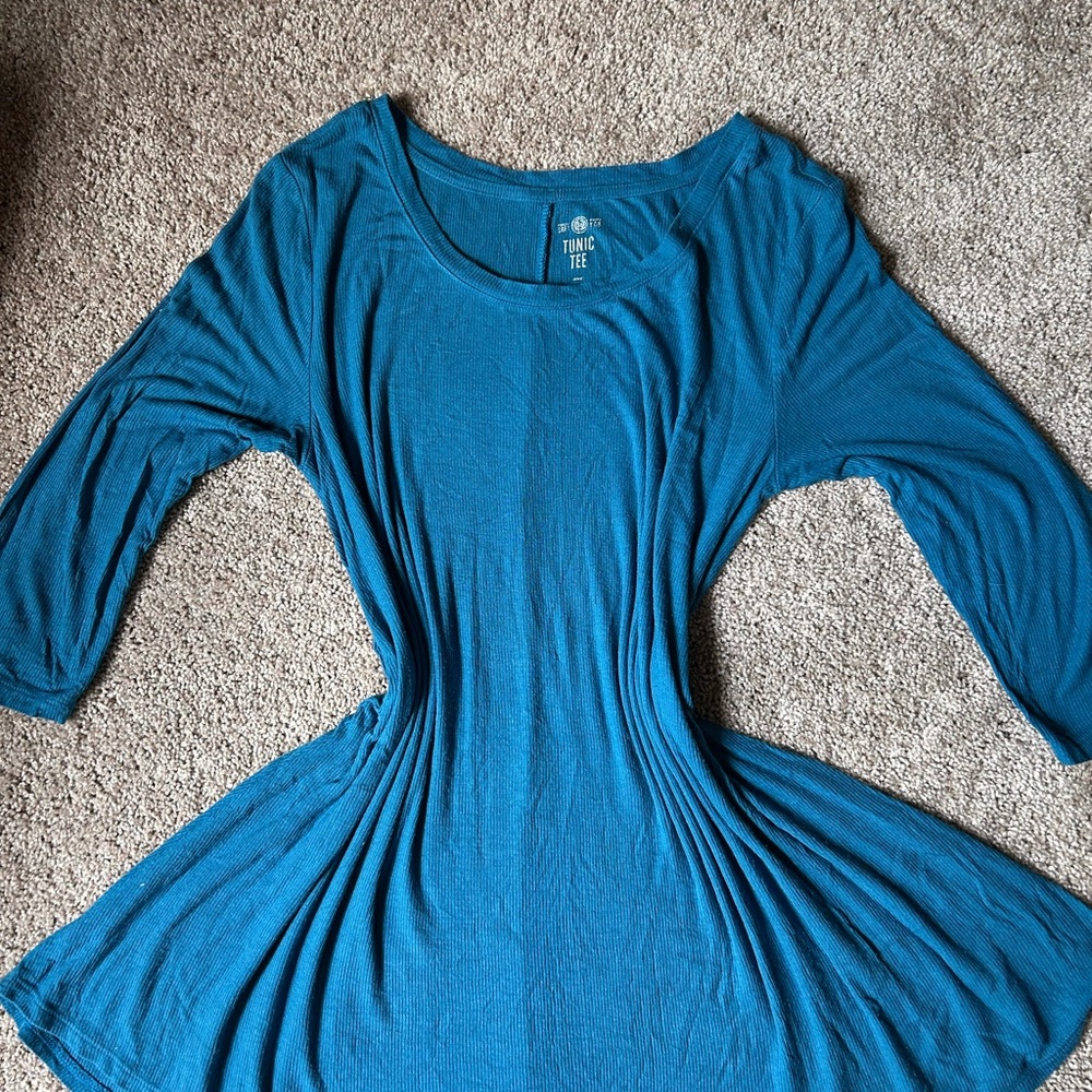 SO Teal Tunic Tee
